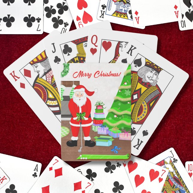 Santa's Early Gift - A Hole-in-One Christmas  Playing Cards (Creator Uploaded)