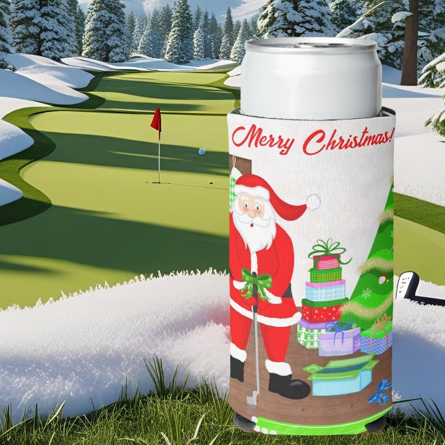 Santa's Early Gift - A Hole-in-One Christmas  Seltzer Can Cooler (Creator Uploaded)