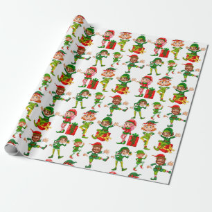 Santa's Elves  Wrapping Paper