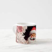 Santa's Enchanted Night Garden Espresso Mug
