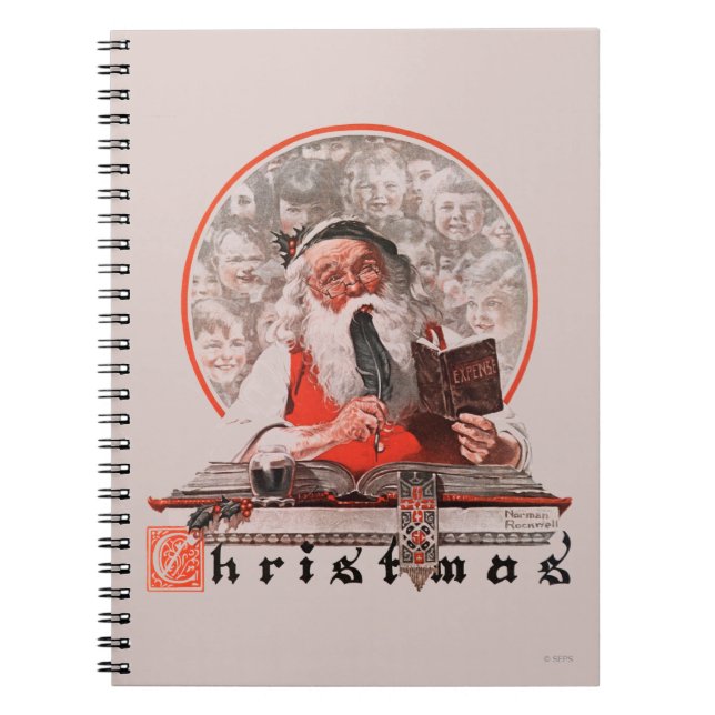 Santa's Expenses Spiral Notebook (Front)