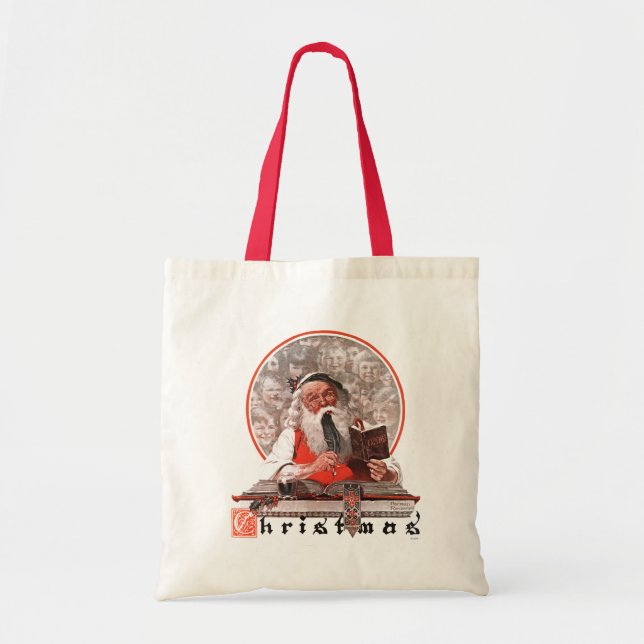 Santa's Expenses Tote Bag (Front)