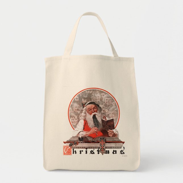 Santa's Expenses Tote Bag (Front)