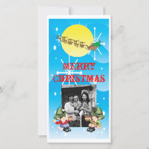 Santa's Farewell Holiday Card