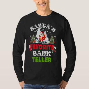 Santa's Favorite Bench Plate  Christmas T-Shirt