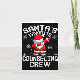 Santa's Favorite Counseling Crew Christmas Card