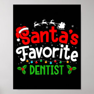 Santa's Favorite Dentist Christmas Party  Poster