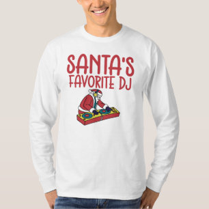 Santa's Favorite DJ Christmas T-Shirt