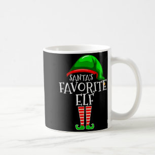 Santa's Favorite Elf Group Matching Family Christm Coffee Mug