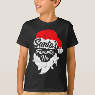 Santas Favorite Ho Shirt Funny Adult Girl Christma