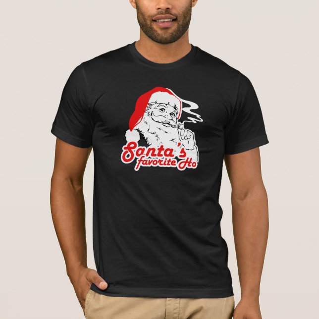 SANTA'S FAVORITE HO T-Shirt (Front)