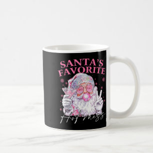 Santa's Favorite Hot Mess Funny Christmas  Coffee Mug