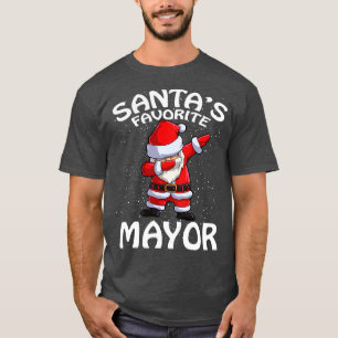 Santas Favorite Mayor Christmas T-Shirt