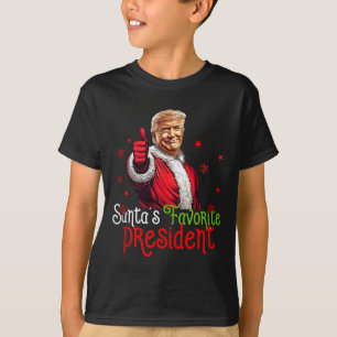 Santas Favorite President Funny Santa Trump 2024 C T-Shirt