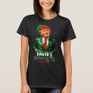 Santas Favorite President Funny Trump  T-Shirt