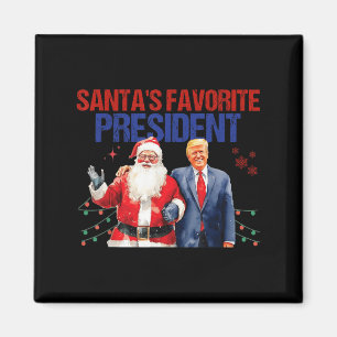 Santas Favorite President Trump Cutetrump Holiday Magnet