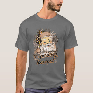 Santa's Favorite Respiratory Therapist Xmas Nursin T-Shirt