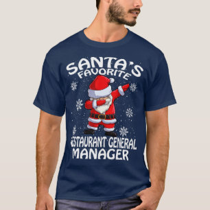 Santas Favorite Restasurant General Manager Christ T-Shirt