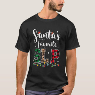 Santa's Favorite SLP Speech language pathologists T-Shirt