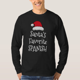 Santas Favorite Spanish   Christmas     Xmas pajam T-Shirt