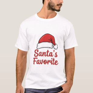 "Santa's Favorite" T-Shirt Funny Christmas