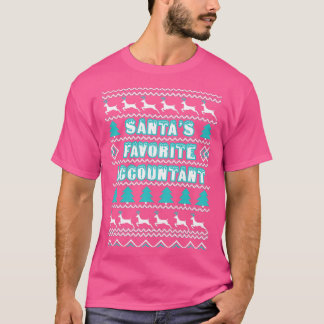 Santas favourite accountant ugly Christmas sweater