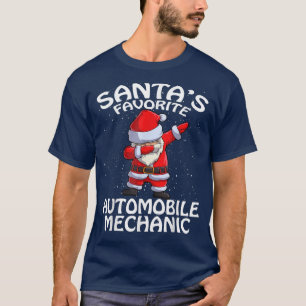 Santa's Favourite Automobile Mechanic Christmas T- T-Shirt