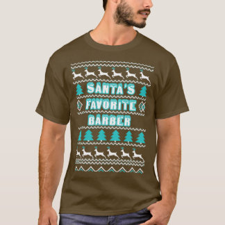 Santas favourite barber ugly Christmas sweater