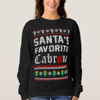 Santas Favourite Cabrona Mexico Cactus Skull Ugly