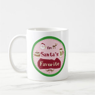 Santa's Favourite Christmas Coffee Mug