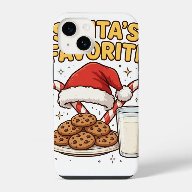 Santa's Favourite Christmas iPhone Case (Back)