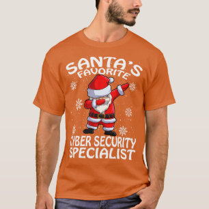 Santas Favourite Cyber Security Specialist Christm T-Shirt