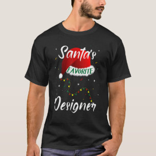 Santa's Favourite Designer Christmas Tree Matching T-Shirt