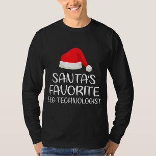 Santa's Favourite EEG Technologist Matching Family T-Shirt
