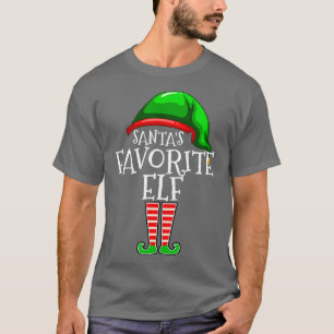 Santas Favourite Elf Group Matching Family Christm T-Shirt