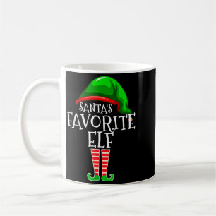 Santas Favourite Elf Group Matching Family Coffee Mug