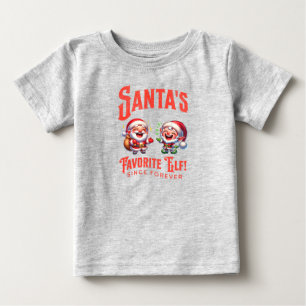 Santa's Favourite Elf Since Forever Baby T-Shirt