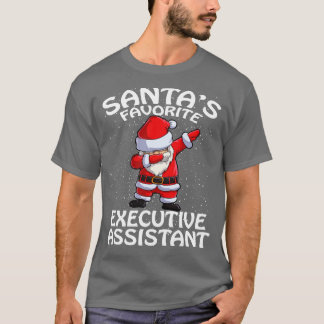 Santas Favourite Executive Assistant Christmas T-Shirt