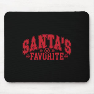 Santa's Favourite Family Xmas Matching Christmas P Mouse Pad