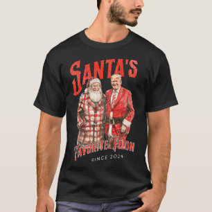 Santa's Favourite Felon Since 2024 Christmas Xmas T-Shirt