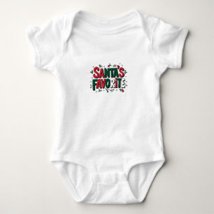 Santa's Favourite - Festive Christmas Baby Bodysui Bodysuit