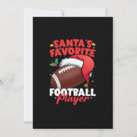Santa's Favourite Football Player Christmas Pajama