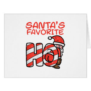 Santas Favourite Funny Naughty Adult Christmas Xma