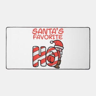 Santas Favourite Funny Naughty Adult Christmas Xma Desk Mat