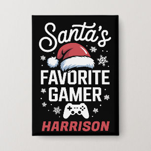 Santa's Favourite Gamer Personalised Gaming Xmas