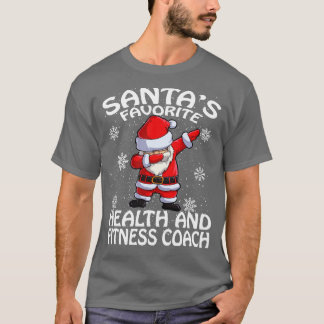 Santas Favourite Health And Fitness Coach Christma T-Shirt