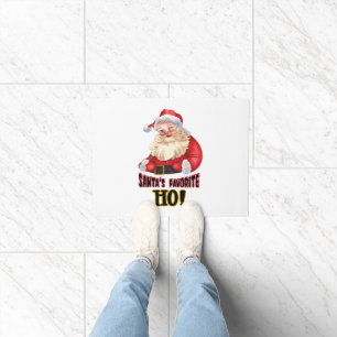 Santa's Favourite Ho Doormat