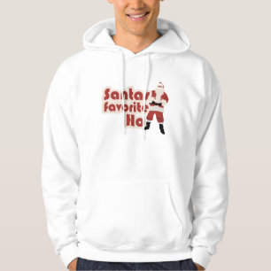 Santas Favourite Ho Funny Christmas Hoodie