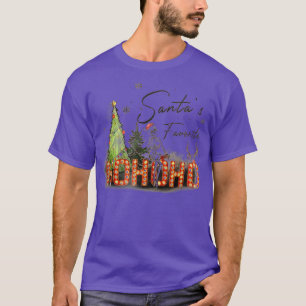 Santas Favourite Ho Ho Ho Christmas Tree 1 T-Shirt