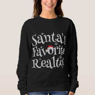 Santas Favourite Ho Santa favourite Ho Funny Girls Sweatshirt